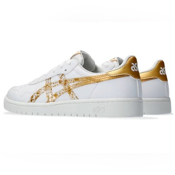 NIB Asics Japan S Sneaker in White & Pure Gold - size W9 - Picture 8 of 10